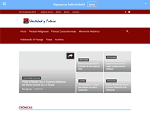 Tablet Screenshot of identidadyfuturo.cl